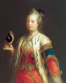 Martin van Meytens: Kaiserin Maria Theresia von Österreich mit Maske